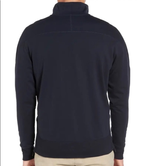 Good man brand Half zip navy pullover size XL - Picture 2 of 8
